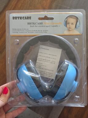 BBTKCARE Blue Kids Mini Earmuffs